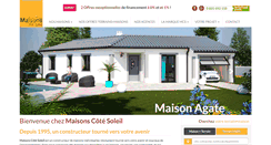 Desktop Screenshot of maisonscotesoleil.fr