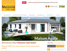 Tablet Screenshot of maisonscotesoleil.fr